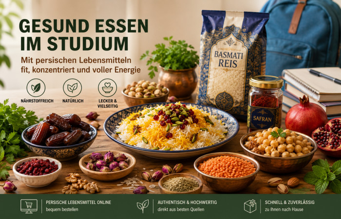 Gesund essen im Studium: So gelingt eine ausgewogene Ernährung im Alltag persische Lebensmittel online